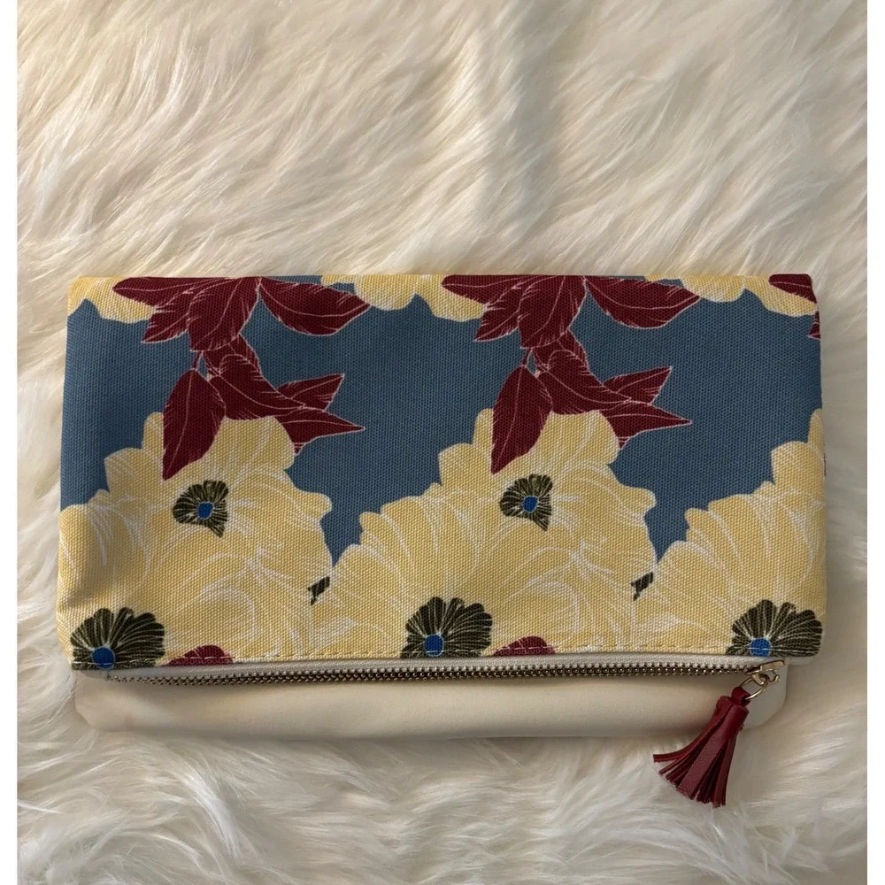 Rachel Pally Foldover Clutch – Canvas & Vegan Leather – 10